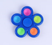 Five Bubble Flower Fidget Push Pop Spinner