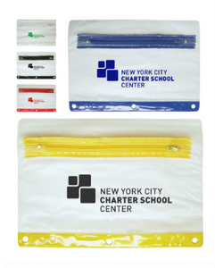Frosted Pencil Case with 3-Ring Binder Holes - preorder