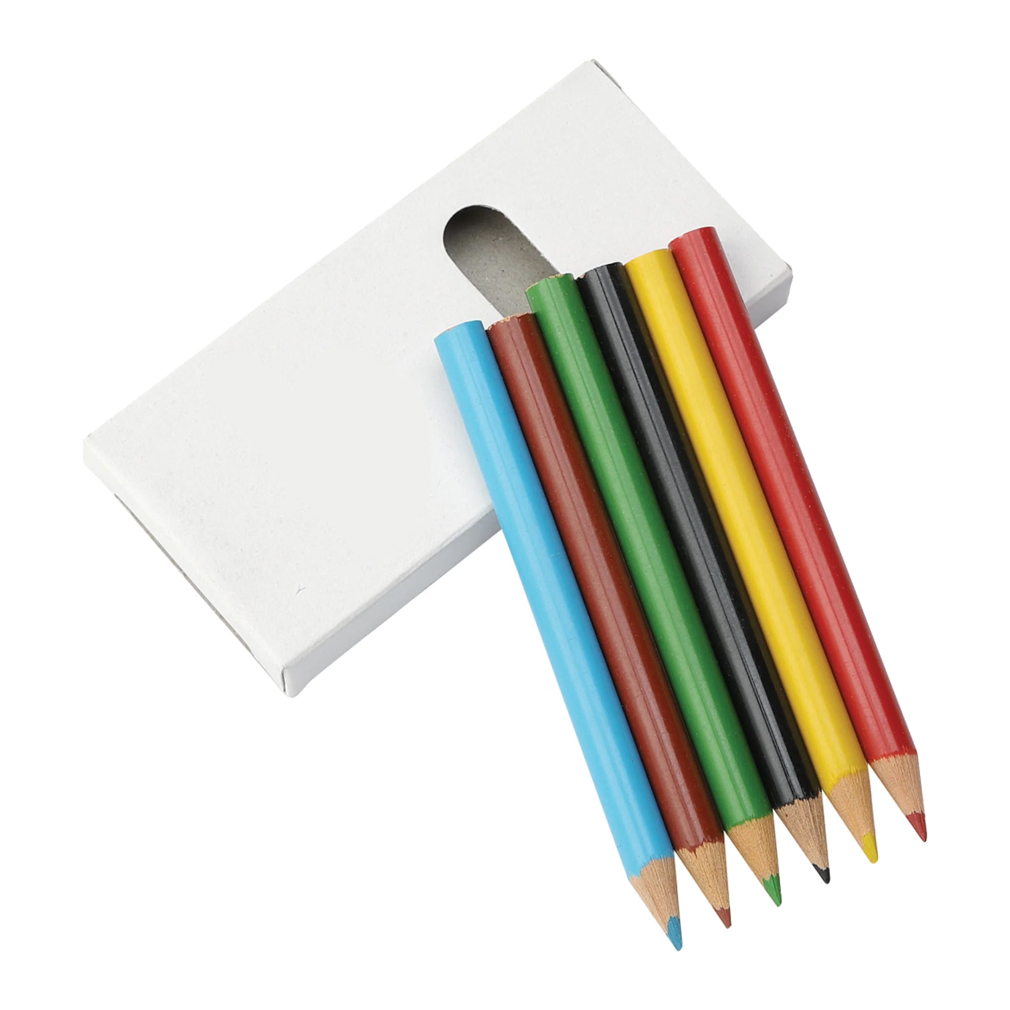 6 Piece Colored Pencils