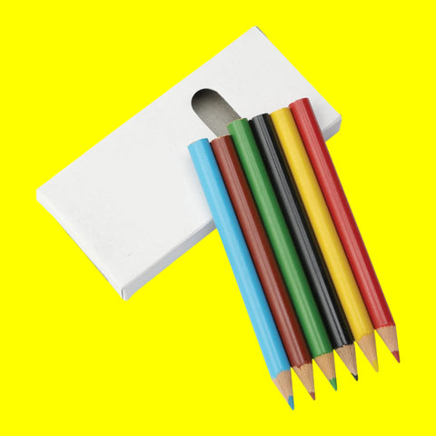 6 Piece Colored Pencils